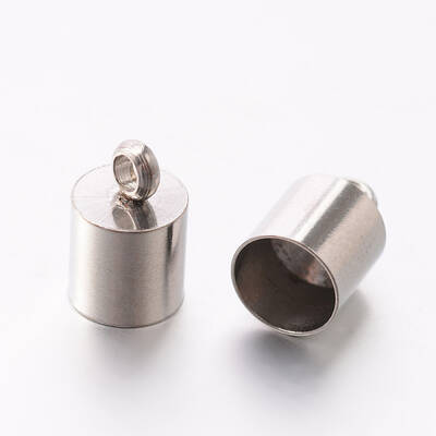 Tarnish Resistant 201 Stainless Steel Cord Ends