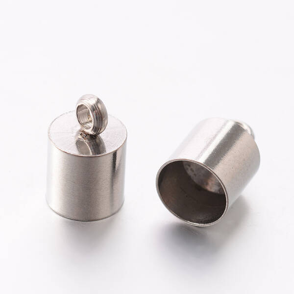 Tarnish Resistant 201 Stainless Steel Cord Ends