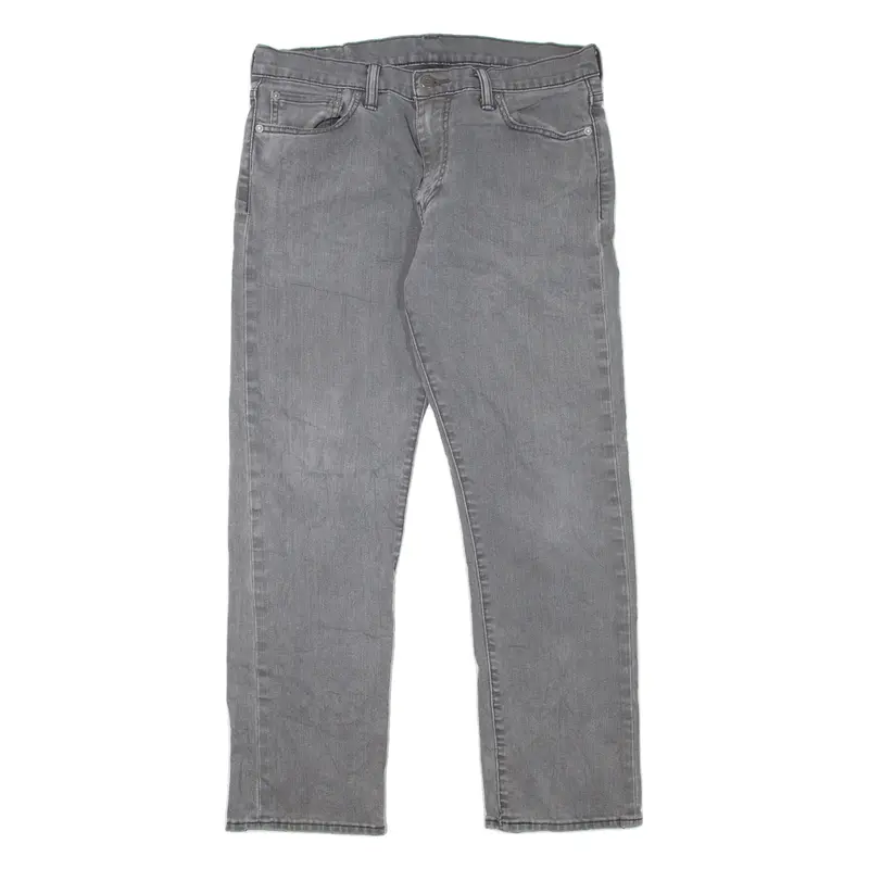 LEVI'S 504 Jeans Mens Grey Regular Straight W32 L30
