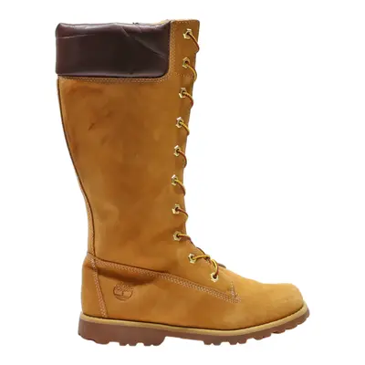 TIMBERLAND Lace-Up Boots Brown Leather Womens UK 4