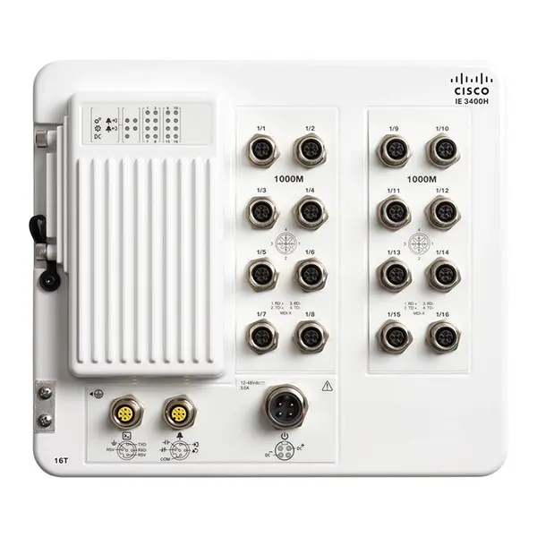 Cisco IE-3400H-16T-A= | Catalyst IE3400 Heavy Duty Series IE-3400H-16T 16 x Ports 10/100/1000Base-T Layer 2 Managed Wall-moun...