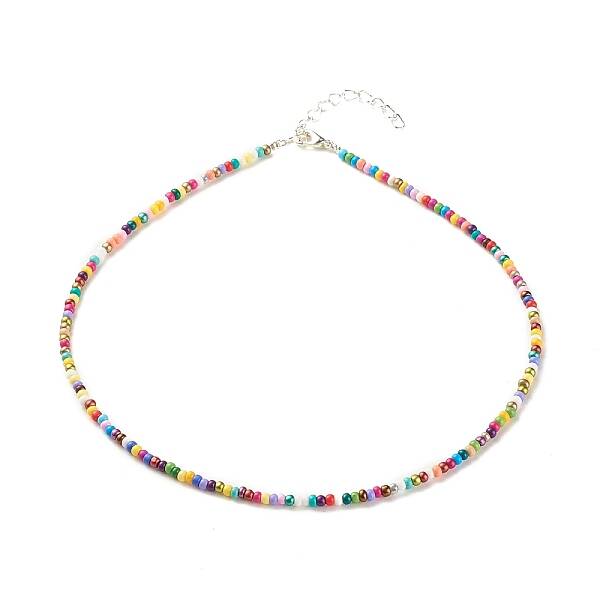 Glass Seed Beaded Necklace