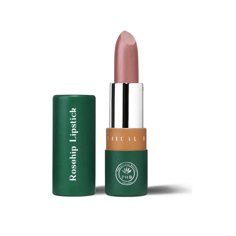 Phb ethical beauty Rosehip Satin Sheen Organic Lipstick, Tea Rose (10 g)