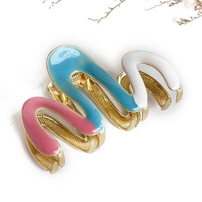 Alloy Enamel Claw Hair Clips