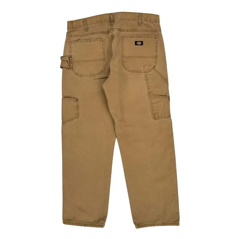 Dickies Carpenter Trousers - 37? Waist Beige Cotton