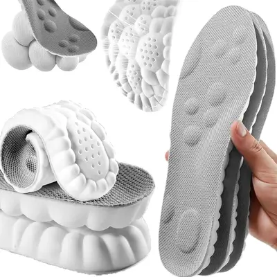 Cloud Insoles for Men and Women - 4D Technology Insole,Sports Shoes Insoles,Keeps feet balanced and upright,One size fits mos...