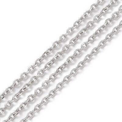 Tarnish Resistant 304 Stainless Steel Cable Chains