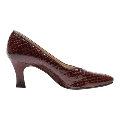 SORE Pump Heels Brown Leather Womens UK 3.5