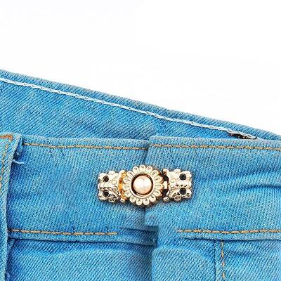 Alloy Jean Buttons Pins