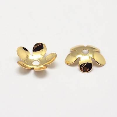 Flower Grade AAA Brass Bead Caps