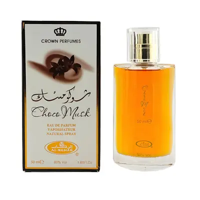 Choco Musk Arabian Unisex Perfume Spray 50ml - Sweet and Spicy Oriental Vanilla Fragrance, Cruelty-Free, Non-Toxic, Single It...