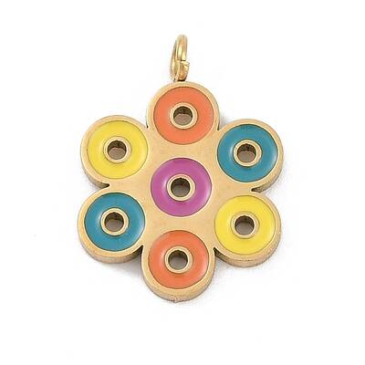 304 Stainless Steel Enamel Pendants
