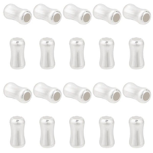 20Pcs 925 Sterling Silver Beads