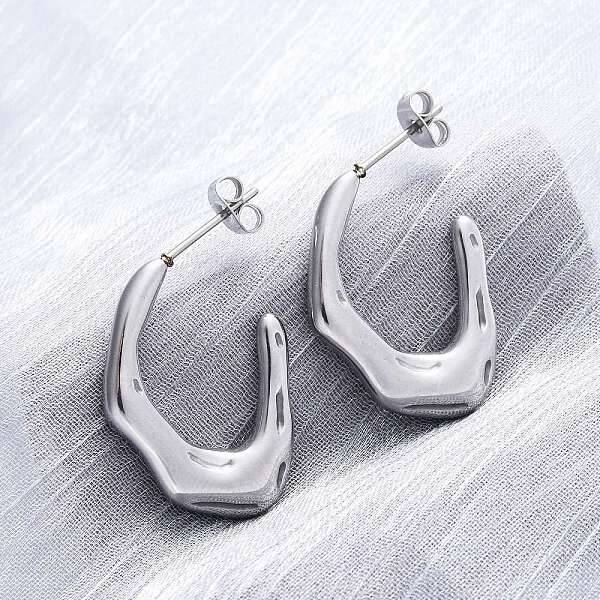 304 Stainless Steel Stud Earrings