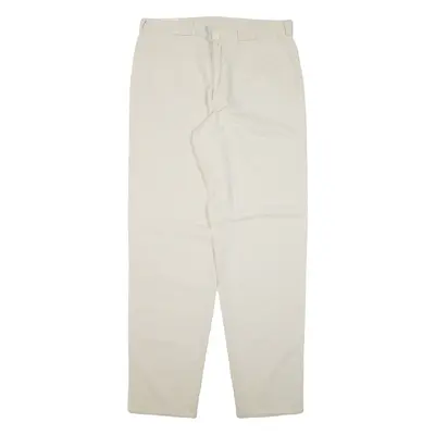 BARBADOS Mens Trousers Grey Regular Tapered W36 L36