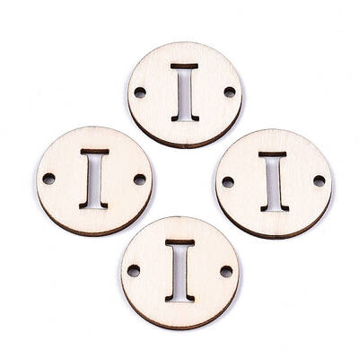 Unfinished Natural Poplar Wood Links Connectors