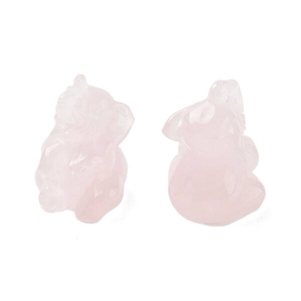 Natural Rose Quartz Carved Figurines