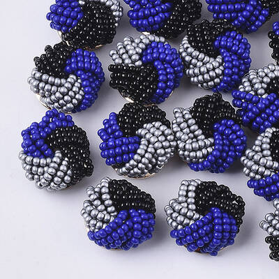 Glass Seed Beads Cabochons