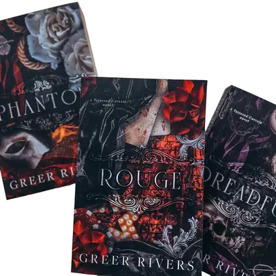 DINGS AND DENTS Tattered Curtain Signed Paperback Full Set complete series bookish bundle