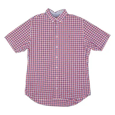 TOMMY HILFIGER New York Fit Mens Shirt Red Check XL