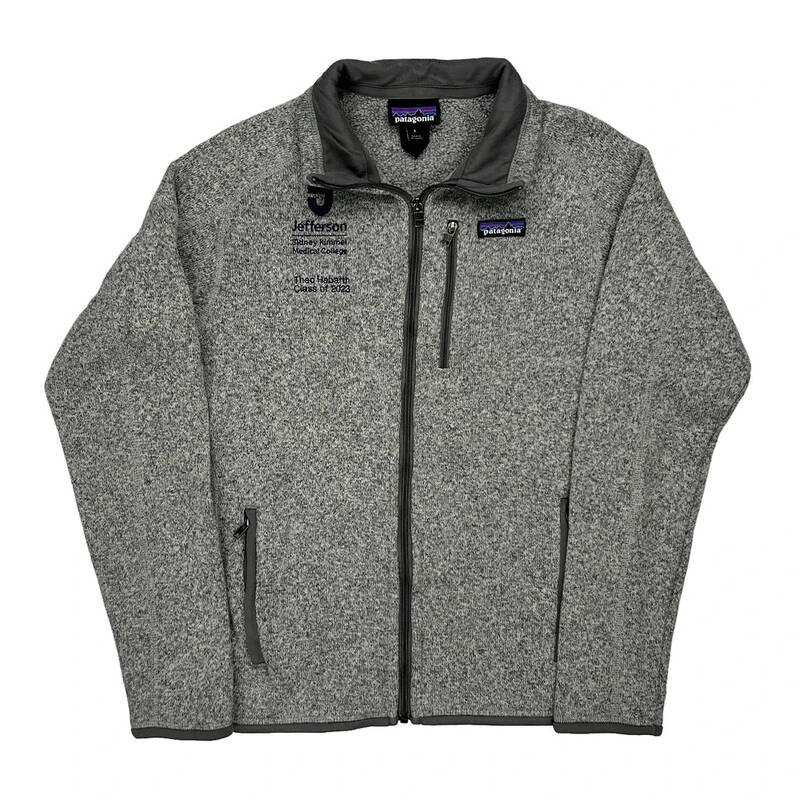 Patagonia Fleece Jacket - Small Grey Polyester