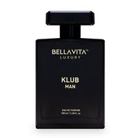 BellaVita Luxury's KLUB Man |  Eau De Parfum | Lemon, Birch & Musk | Long Lasting | Perfume for Men | Vegan Perfume | 100ml/3...