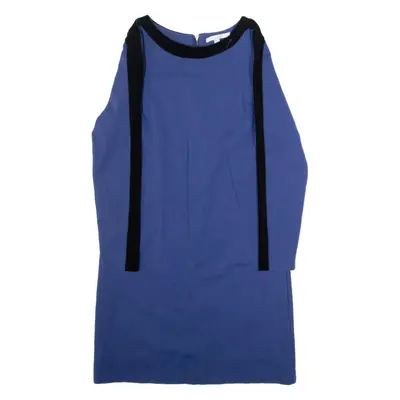 BODEN Womens Shift Dress Purple Long Sleeve Midi M