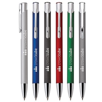 63 Promotional Ali Executive Ballpoint Pen - Brass & Metallic