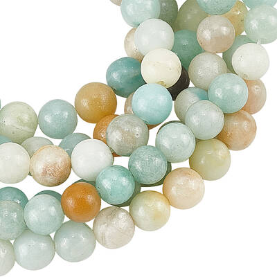 3 Strands Natural Flower Amazonite Beads Strands