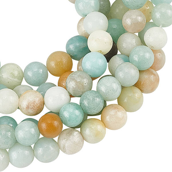 3 Strands Natural Flower Amazonite Beads Strands