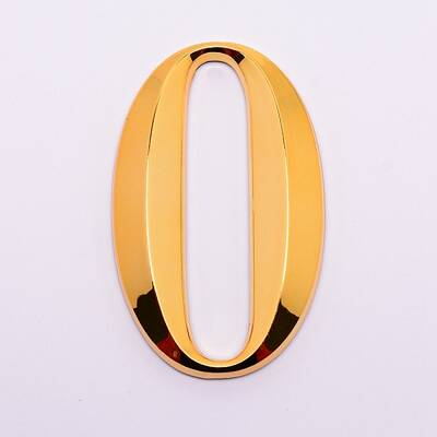 Plastic & PVC Number Sign Labels