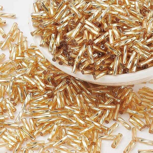 Glass Twist Bugles Seed Beads