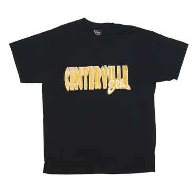 GILDAN T-Shirt Black Short Sleeve Mens L