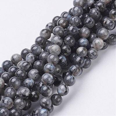 Natural Larvikite Beads Strands