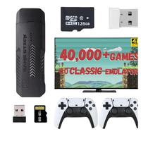 Retro Gaming Console with 40,000+ Classic Games, 40 Emulators, Dual 2.4GHz Wireless Controllers, 4K HD Output, Save & Load Fu...