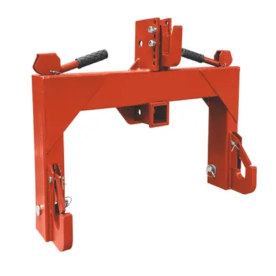 Garvee 3 Point Quick Hitch for Category 1 Tractor, 3000 Lbs Capacity 3-Pt Attachment with 2 Inch Receiver Hitch, 5 Position A...