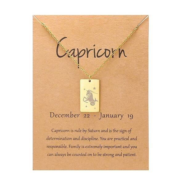 Twelve Constellations Pendants Necklaces