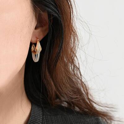 Aloy Bag Hoop Earrings