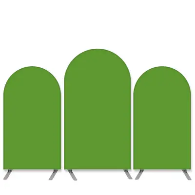 Aperturee Simple Pure Green Theme Birthday Arch Backdrop Kit | Diy Round Arch Backdrop | Wedding Arch Backdrop | Circle Arch ...