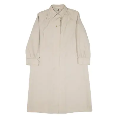 Womens Overcoat Coat Beige S