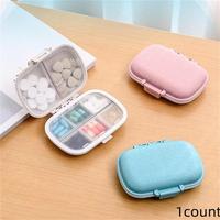 Portable 8-grid Pill Storage Box, 1 Count Dustproof Sealed Pill Organizer, Kitchen Accessories, Healthcare Pill Storage Box ...