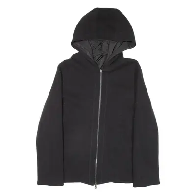 PRADA Mens Jacket Blue Knit Hooded M