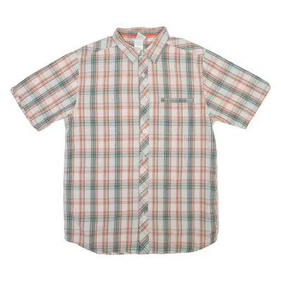 THE NORTH FACE Mens Shirt Beige Check M