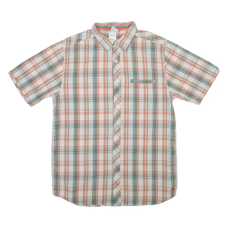 THE NORTH FACE Mens Shirt Beige Check M