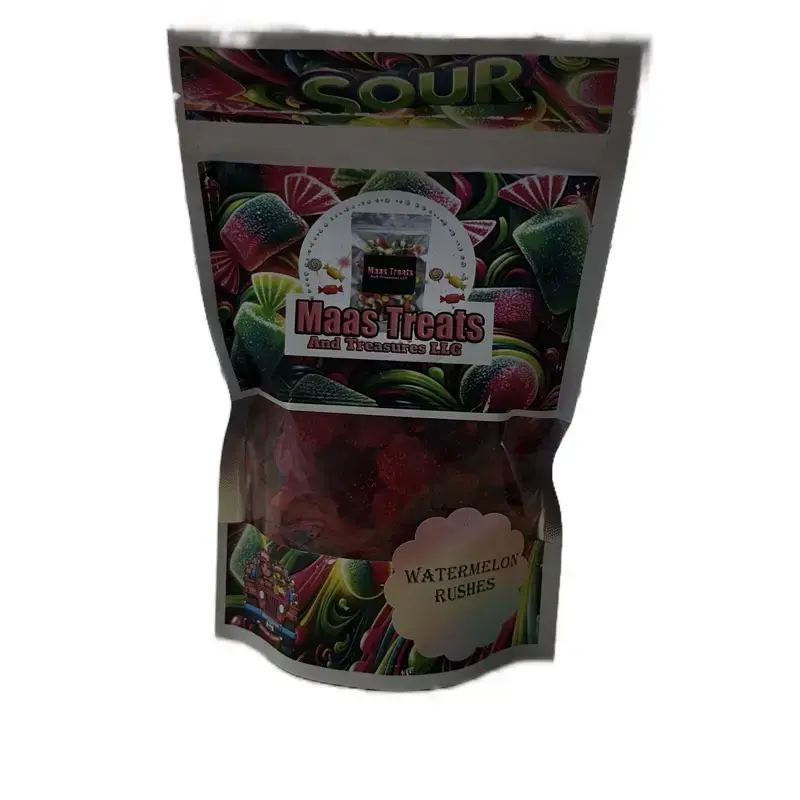 Watermelon Rushes Candy - Sweet Snack for a Refreshing Break 8 oz. 1 & 1.5 lb