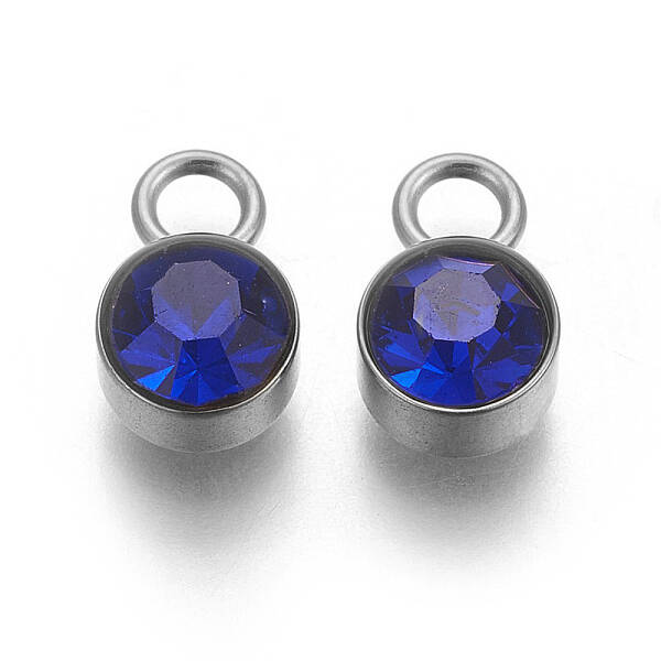 Glass Rhinestone Charms