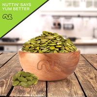 Nut Cravings Pumpkin Seeds - Raw, Roasted & Organic | Bulk Fresh Snack in Resealable Bag | High Protein & Fiber-Rich Superfoo...