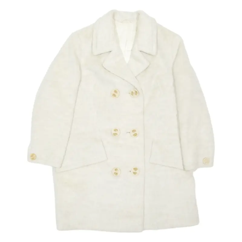 Womens Overcoat Coat Cream M