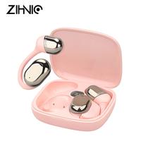 ZIHNIC S05 Open-Ear Wireless Bluetooth Earbuds, OWS Headphones,IPX5 Waterproof,Bluetooth V5.4 Earphones Support Phone Calls M...