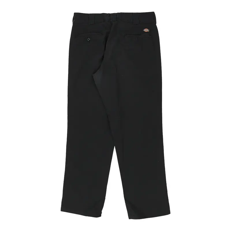 Dickies Trousers - 34W 29L Black Cotton Blend | Size: 34